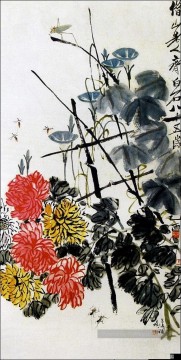  fleurs - Bugs Qi Baishi et fleurs à la fleur traditionnelle